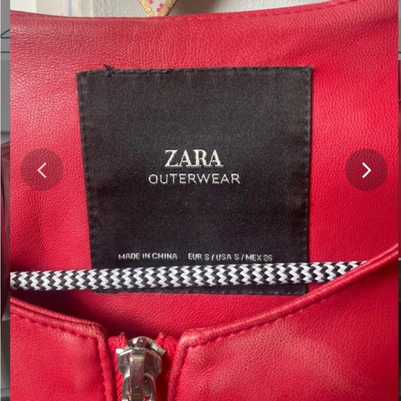 Zara faux leather jacket - Picture 2 of 4